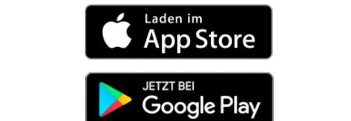 Icons App Store und Google Play Store